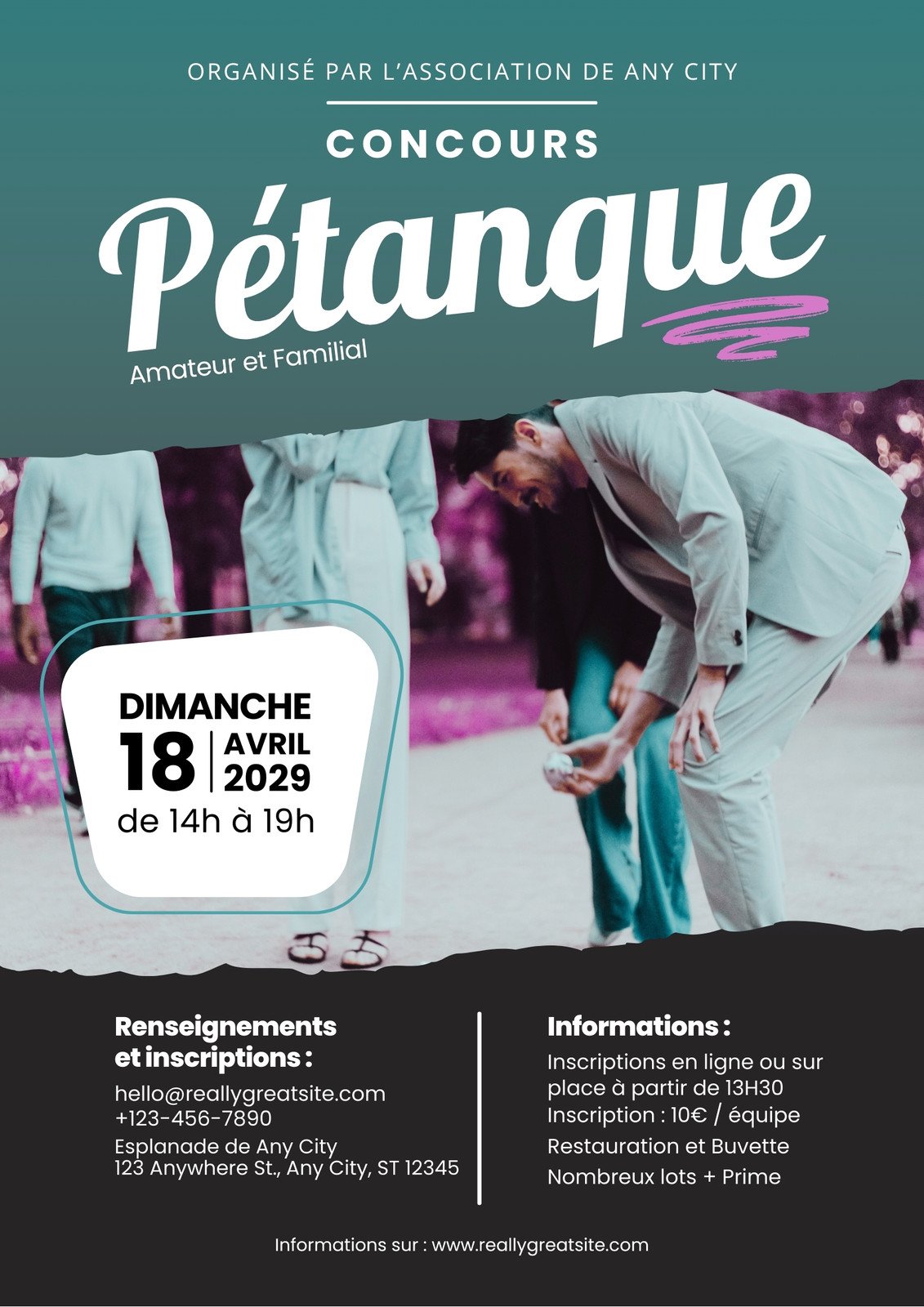 événements de pétanque