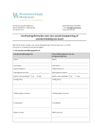 inschrijvingsformulieren